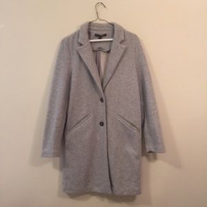 Oversized grey Zara coat